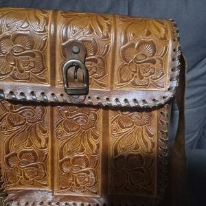Handcrafted Brown Leather Bag